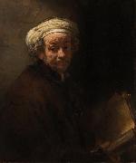 REMBRANDT Harmenszoon van Rijn Self-portrait as the Apostle Paul  (mk33) china oil painting artist